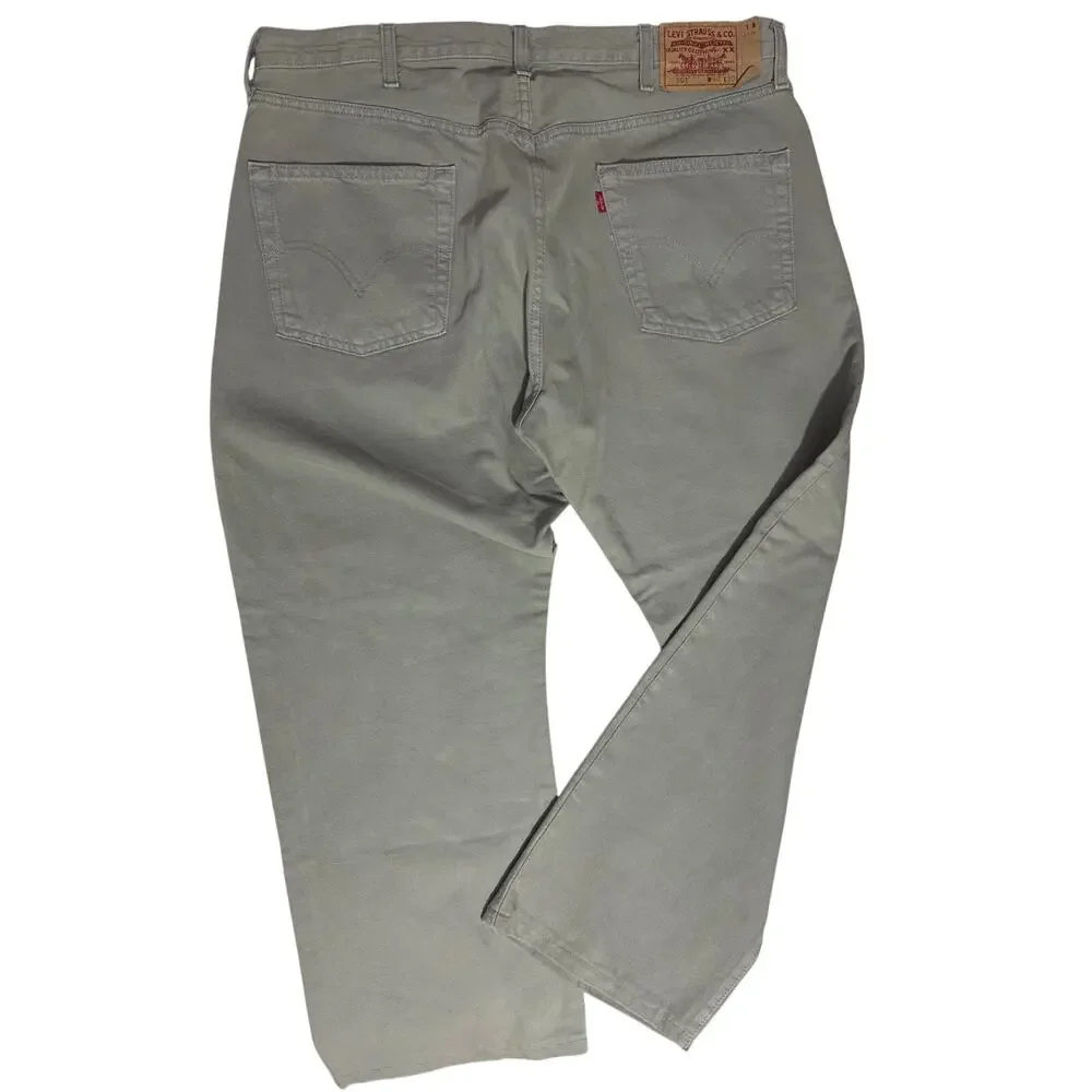 Levi Strauss & Co. Gray Denim 501 XX Jeans - Men's Size 40x30
